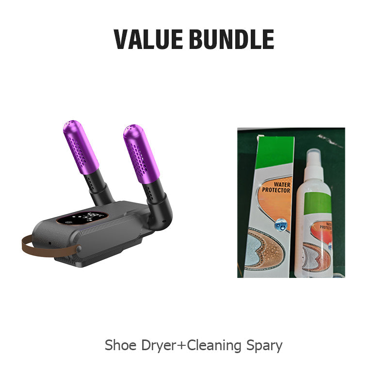 🥳2026 HOT SALE🥳💞50K+ SOLD!👟🌧️ 50% OFF! Portable Electric Shoe Dryer – Dries wet shoes overnight. Kills odor-causing bacteria. Perfect for rainy British weather. 🔋☔