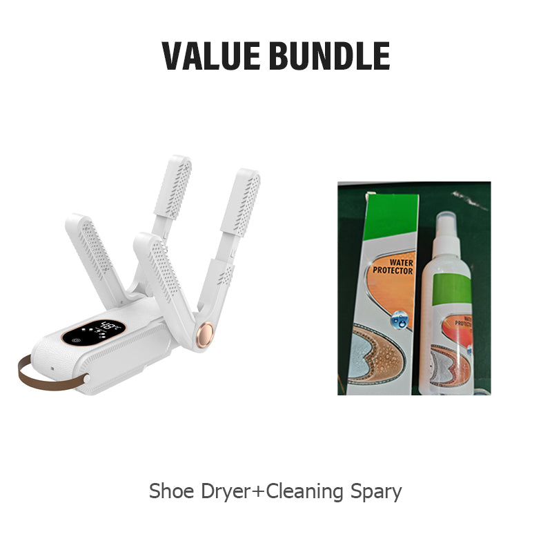 🥳2026 HOT SALE🥳💞50K+ SOLD!👟🌧️ 50% OFF! Portable Electric Shoe Dryer – Dries wet shoes overnight. Kills odor-causing bacteria. Perfect for rainy British weather. 🔋☔