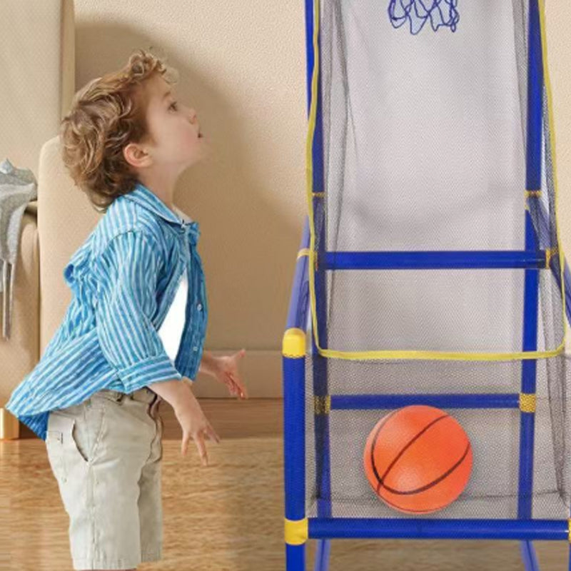 🥳2026 HOT SALE🥳💞50K+ SOLD!🏀🎯Kids‘ Indoor Basketball Arcade Game – Auto ball return, sturdy & safe. 4 balls + pump included. Quick setup, endless fun! 🧒💨
