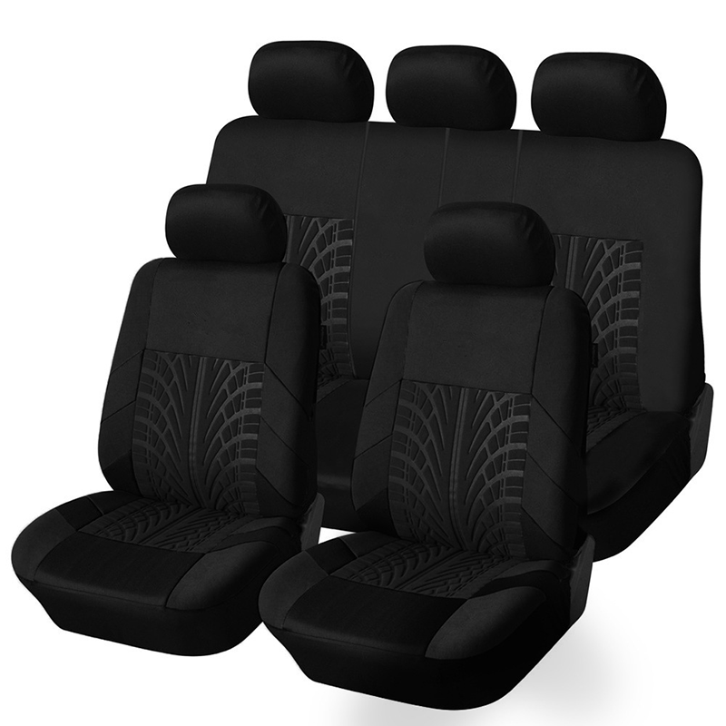 Car Seat Cover Set with Tire Tread Pattern