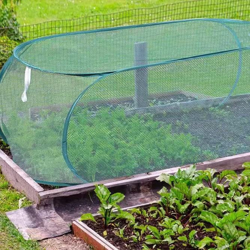 Foldable Pop-Up Plant Mesh Cover – Protects Plants, Breathable Design & Easy Setup 🌿