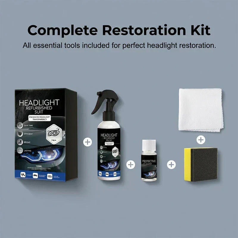 🚗 50% OFF NOW! 🔆Professional Car Headlight Restoration Kit