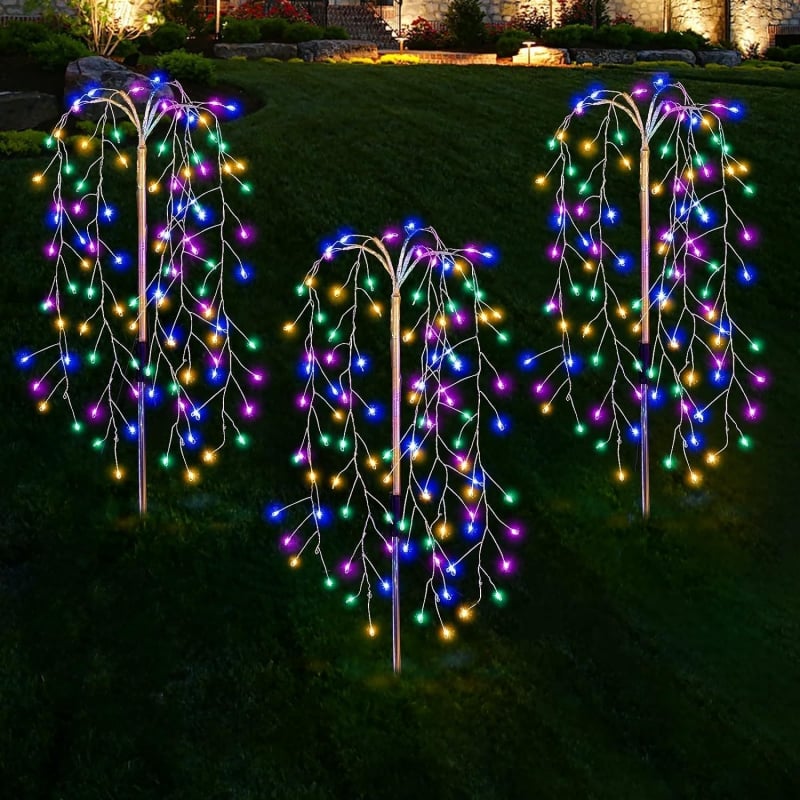 ✨ Solar Garden Lights Outdoor Decor – 100 LEDs, IP55 Waterproof, Easy Install 🌙