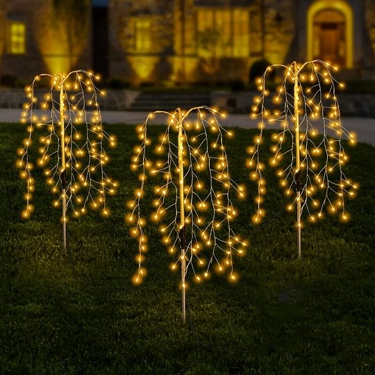 ✨ Solar Garden Lights Outdoor Decor – 100 LEDs, IP55 Waterproof, Easy Install 🌙