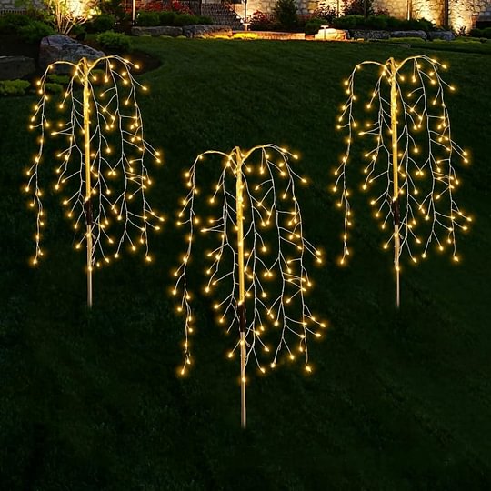 ✨ Solar Garden Lights Outdoor Decor – 100 LEDs, IP55 Waterproof, Easy Install 🌙