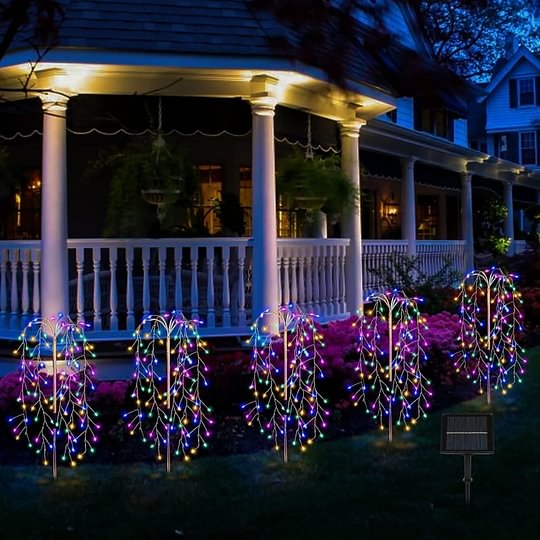 ✨ Solar Garden Lights Outdoor Decor – 100 LEDs, IP55 Waterproof, Easy Install 🌙