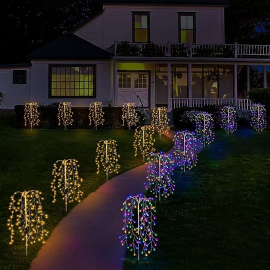 ✨ Solar Garden Lights Outdoor Decor – 100 LEDs, IP55 Waterproof, Easy Install 🌙