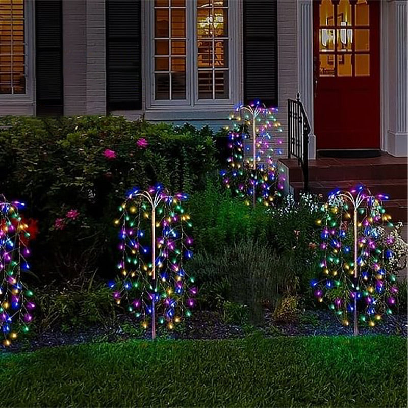 ✨ Solar Garden Lights Outdoor Decor – 100 LEDs, IP55 Waterproof, Easy Install 🌙