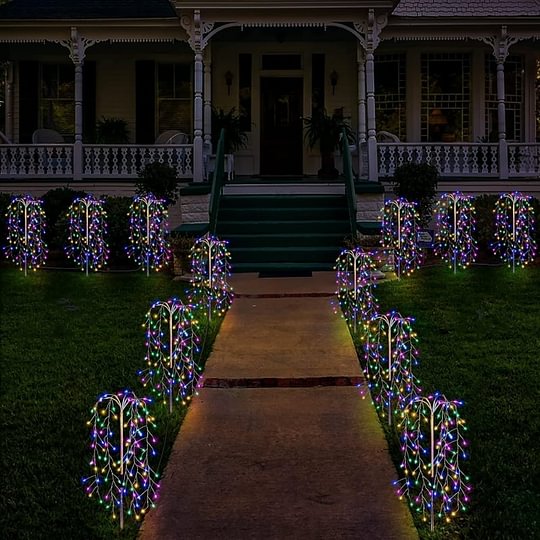 ✨ Solar Garden Lights Outdoor Decor – 100 LEDs, IP55 Waterproof, Easy Install 🌙