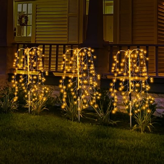 ✨ Solar Garden Lights Outdoor Decor – 100 LEDs, IP55 Waterproof, Easy Install 🌙