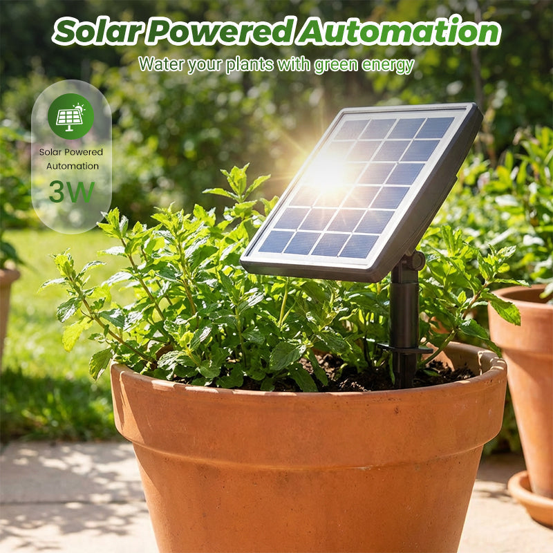 Solar Powered Automatic Drip Irrigation System