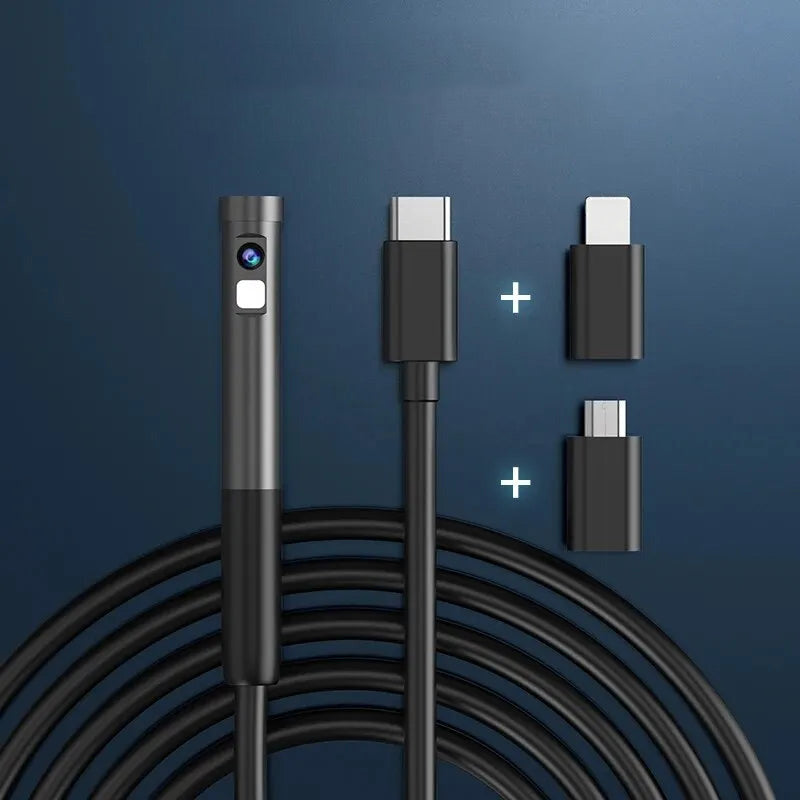 🔍 LIMITED-TIME 50% OFF! ✨ Waterproof Borescope Camera – Adjustable Light, USB-C, HD Imaging 💡