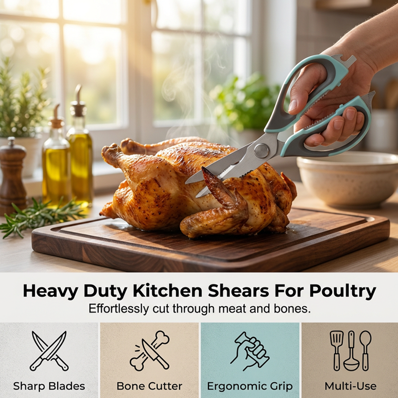 Multi-Functional Heavy-Duty Kitchen Shears