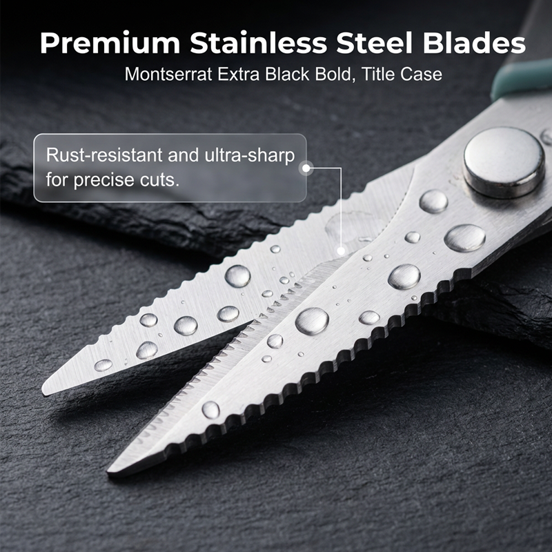 Multi-Functional Heavy-Duty Kitchen Shears