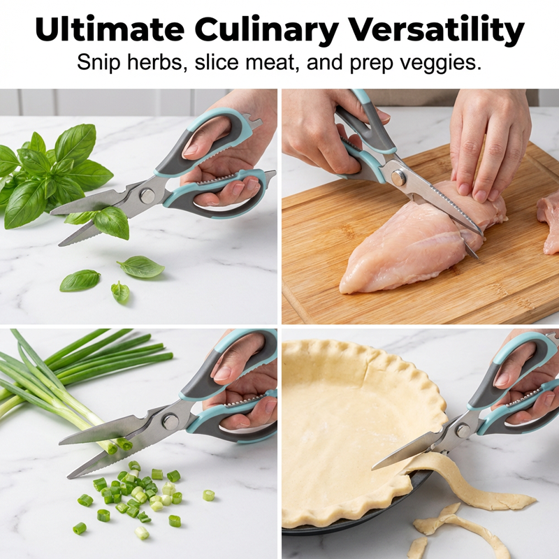 Multi-Functional Heavy-Duty Kitchen Shears