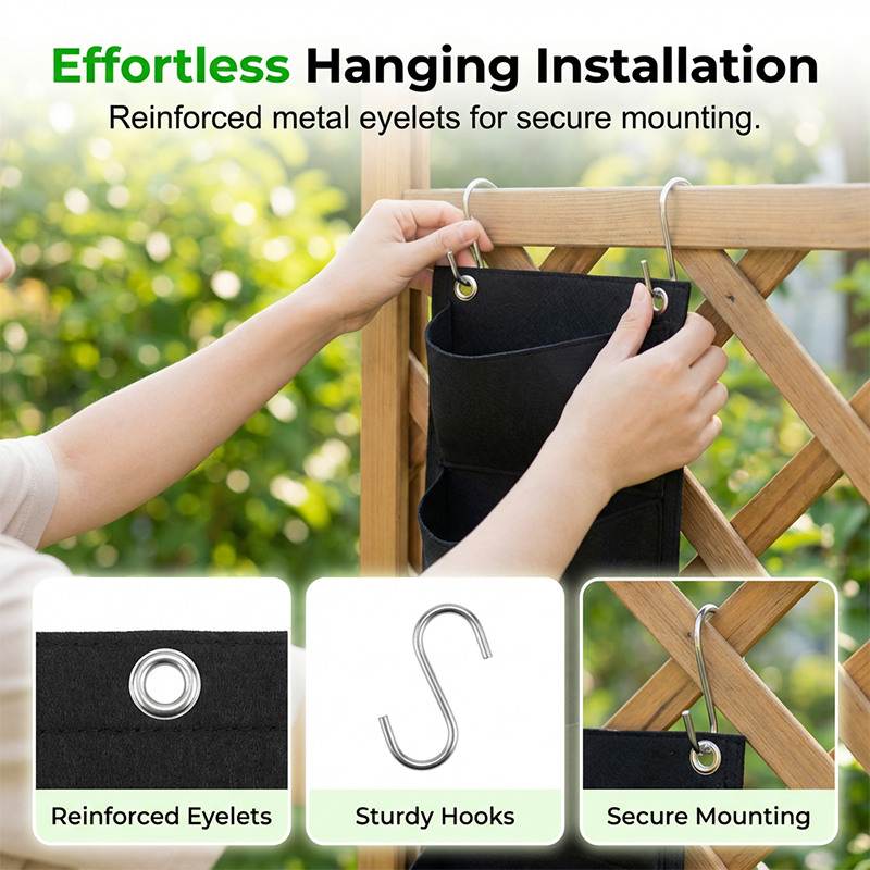 Space Saving Vertical Planter Bags