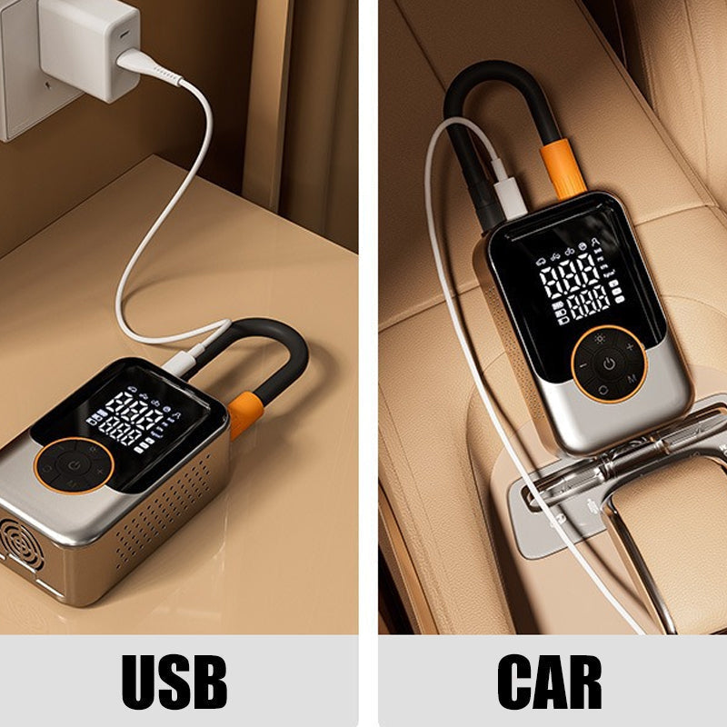 🚗💨Tire Inflator Portable Air Compressor