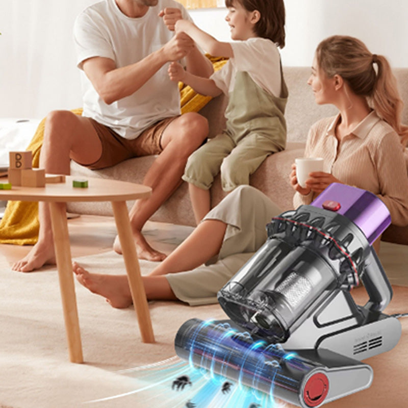 🔥Hot Sale🔥14kPa Dual-Cup UV Vacuum for Bed – Deep Clean Mattress, Sofa & Carpet, HEPA Filtration 🛋️