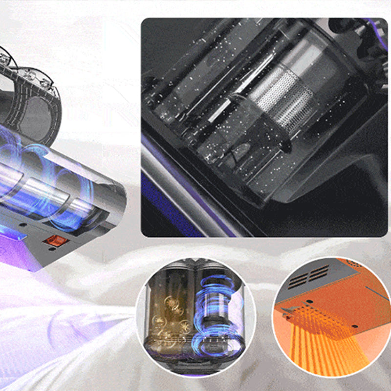 🔥Hot Sale🔥14kPa Dual-Cup UV Vacuum for Bed – Deep Clean Mattress, Sofa & Carpet, HEPA Filtration 🛋️
