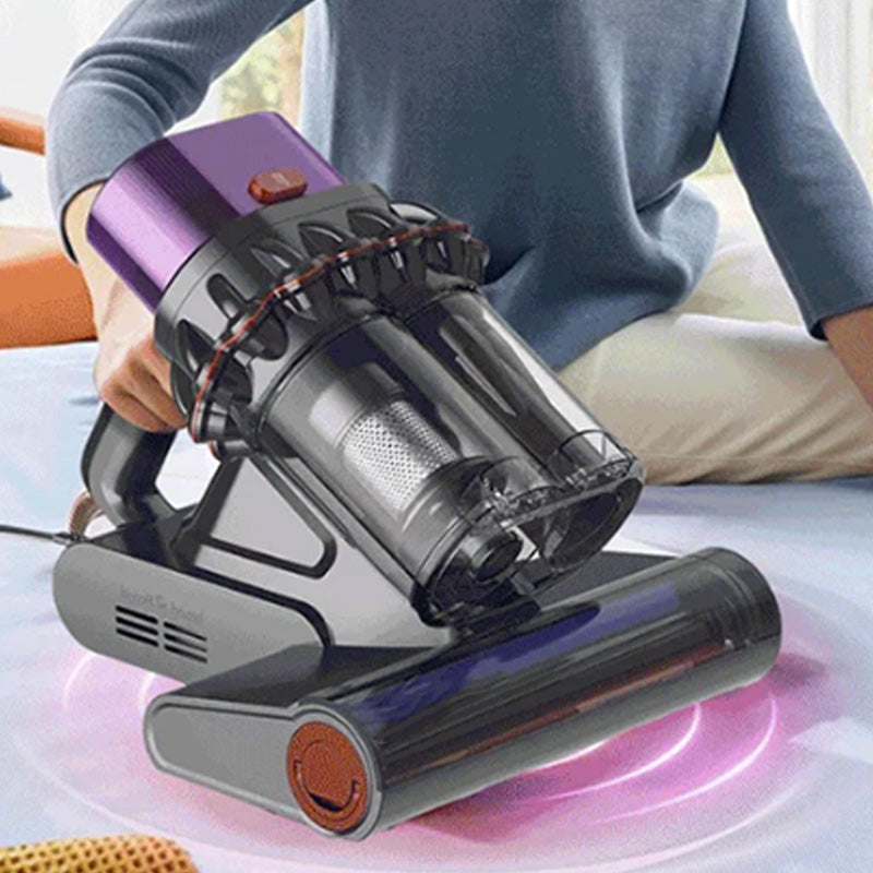 🔥Hot Sale🔥14kPa Dual-Cup UV Vacuum for Bed – Deep Clean Mattress, Sofa & Carpet, HEPA Filtration 🛋️