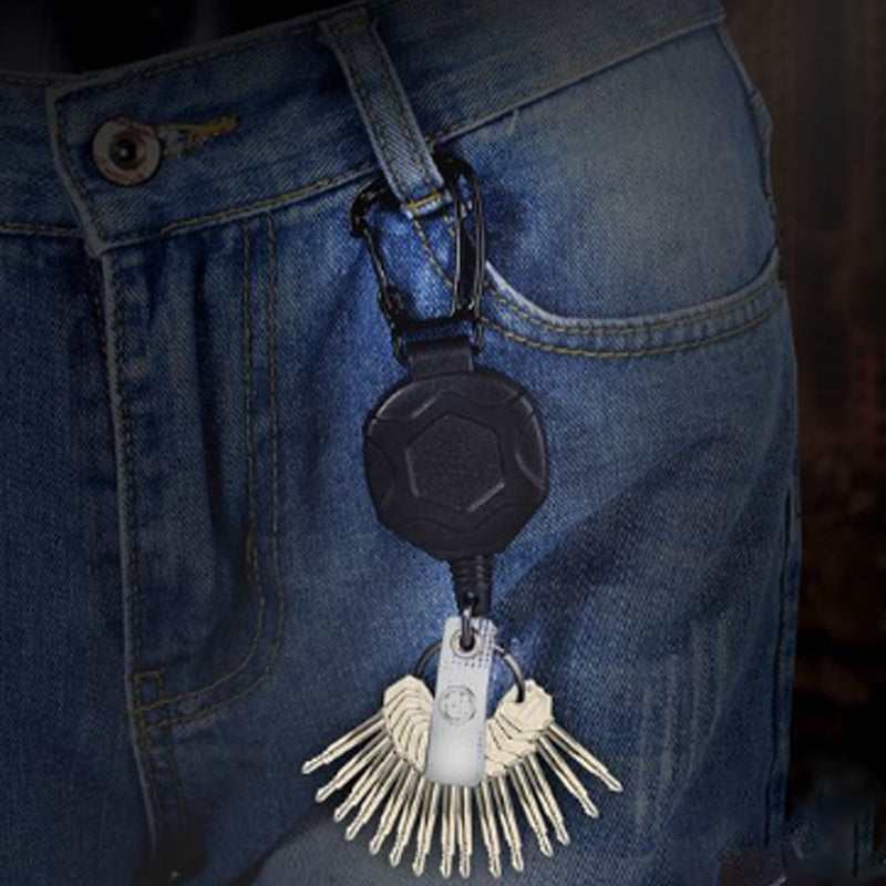 🔥Retractable Heavy Duty Badge Reel with Card Holder