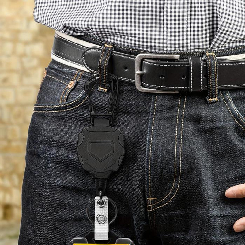 🔥Retractable Heavy Duty Badge Reel with Card Holder