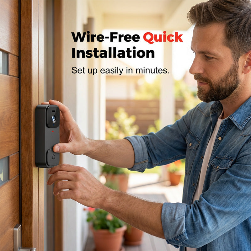 🏠⚡ LIMITED TIME 50% OFF! Smart Video Doorbell with 4.3" Display – Real-Time Monitoring & Two-Way Talk 🏡💖