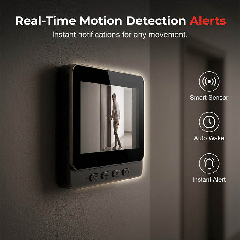 🏠⚡ LIMITED TIME 50% OFF! Smart Video Doorbell with 4.3" Display – Real-Time Monitoring & Two-Way Talk 🏡💖