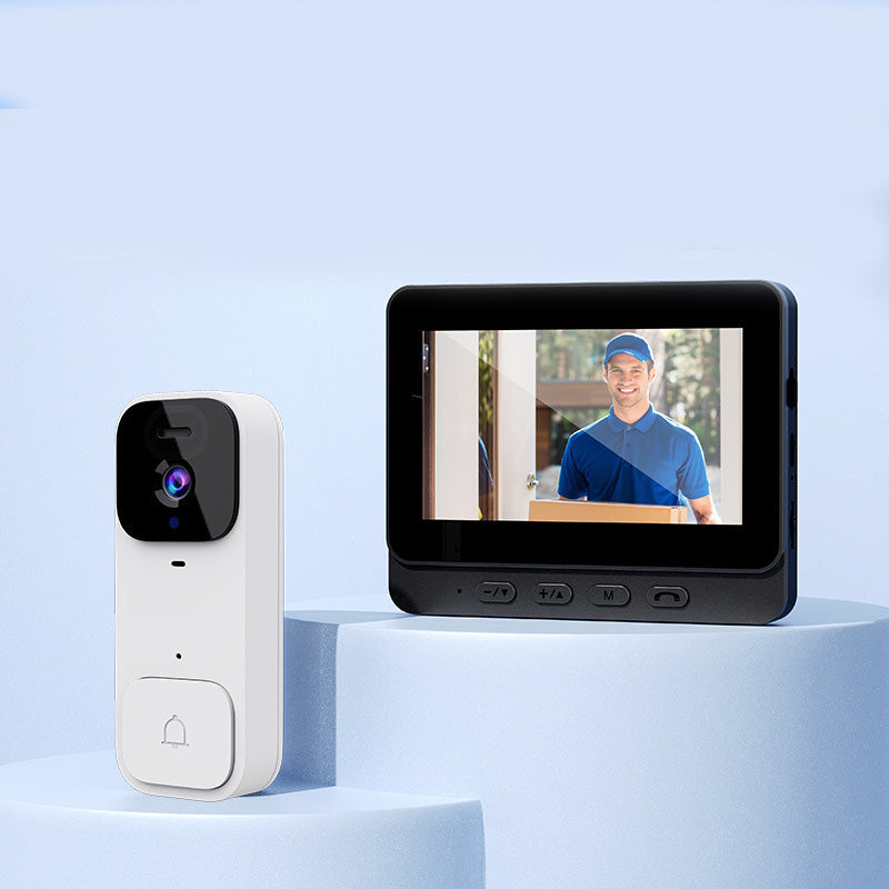 🏠⚡ LIMITED TIME 50% OFF! Smart Video Doorbell with 4.3" Display – Real-Time Monitoring & Two-Way Talk 🏡💖