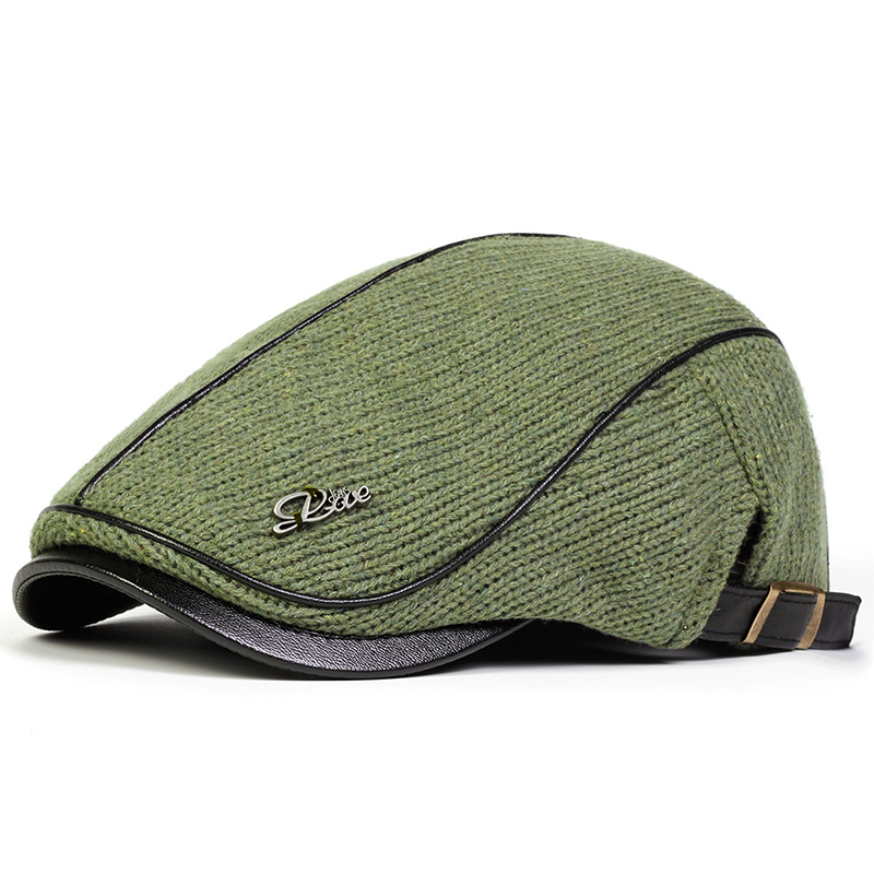Knitted Warm Newsboy Hat