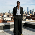 Men's Minimalist Wide-Leg Pants-Structured Seams & Premium Fabric