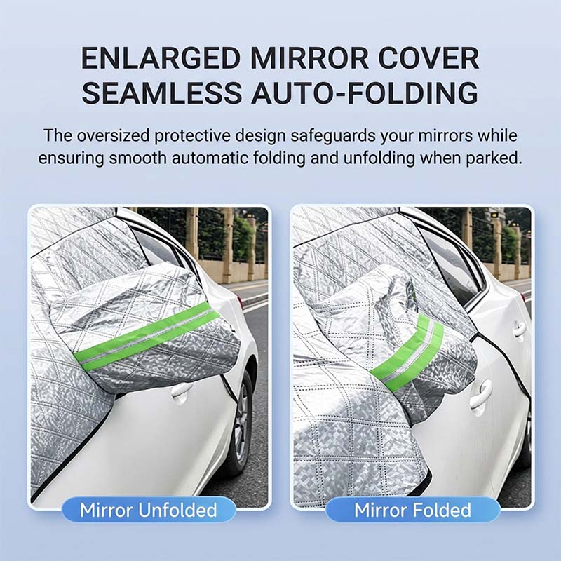 💥Car Windshield Snow Cover – All‑season, multi‑layer. Covers hood, glass & side windows. Strong straps, no slipping! 🚙💨
