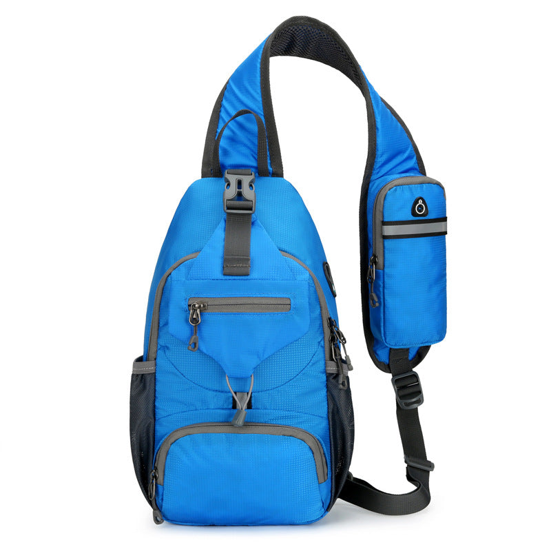 🎒 50% OFF NOW! 💧 Men's Outdoor Sling Bag – Multi-Pocket, Water-Resistant & Breathable – Perfect for Travel & Daily Use ✨