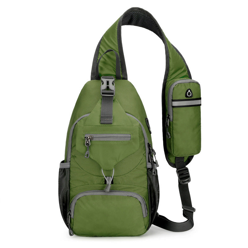 🎒 50% OFF NOW! 💧 Men's Outdoor Sling Bag – Multi-Pocket, Water-Resistant & Breathable – Perfect for Travel & Daily Use ✨