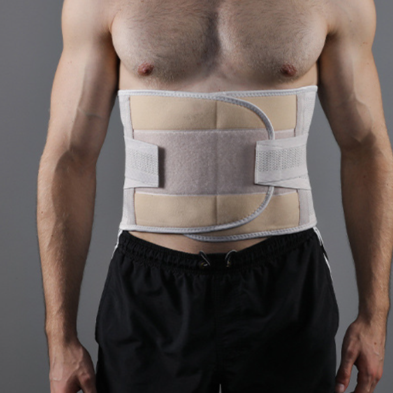 Dual-Strap Compression Back Brace with Removable Support Stays