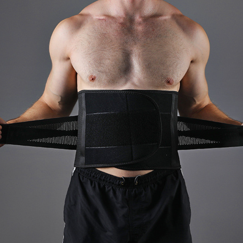 Dual-Strap Compression Back Brace with Removable Support Stays