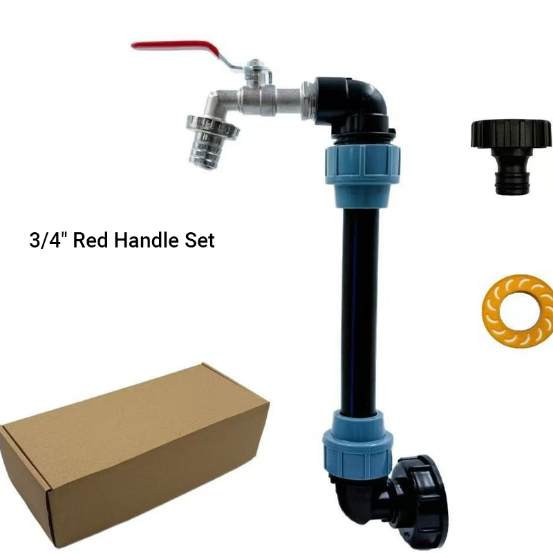 🚰 LIMITED-TIME 50% OFF! 💧 IBC Tank Fitting Set – Leak-Proof, Zinc Alloy Tap, Tool-Free, Complete ✨