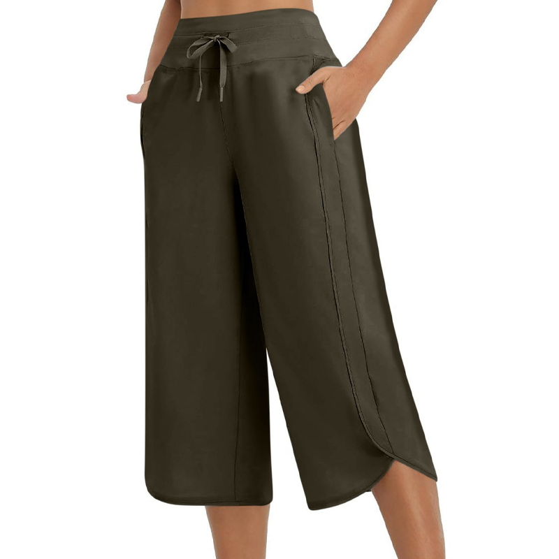 📢📢50% OFF !! ⏰Women's Casual Wide-Leg Capri Pants