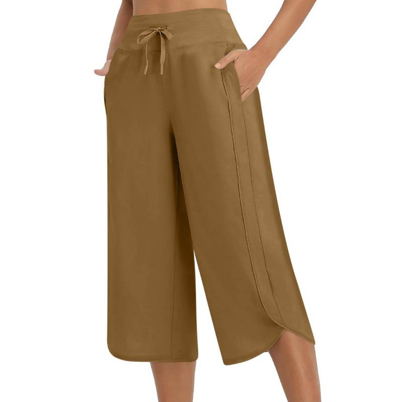 📢📢50% OFF !! ⏰Women's Casual Wide-Leg Capri Pants
