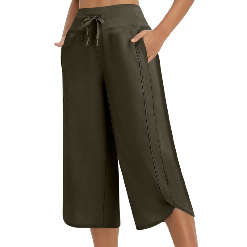 📢📢50% OFF !! ⏰Women's Casual Wide-Leg Capri Pants