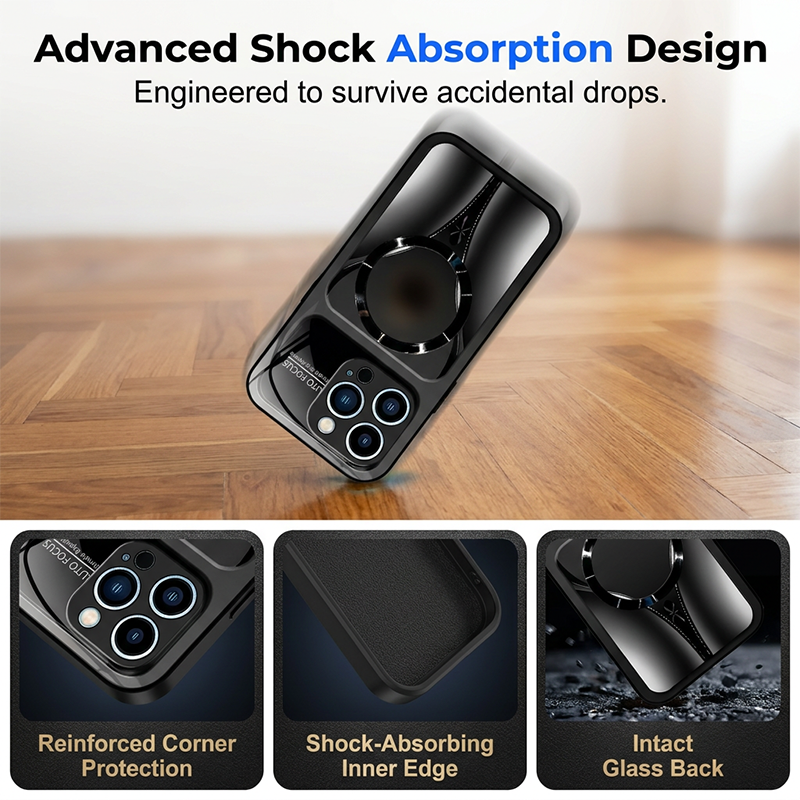 📱 LIMITED-TIME 50% OFF! ✨ Magnetic Tempered Glass Phone Case – Shockproof, MagSafe Compatible ✨