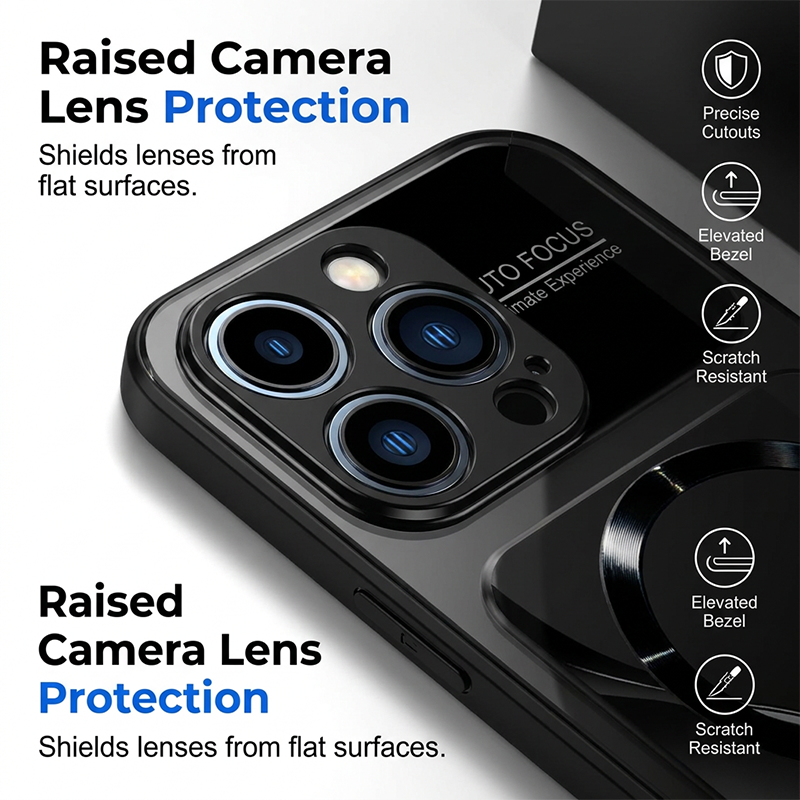 📱 LIMITED-TIME 50% OFF! ✨ Magnetic Tempered Glass Phone Case – Shockproof, MagSafe Compatible ✨