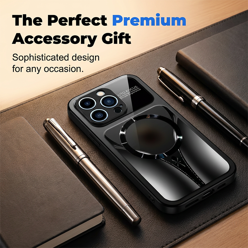 📱 LIMITED-TIME 50% OFF! ✨ Magnetic Tempered Glass Phone Case – Shockproof, MagSafe Compatible ✨