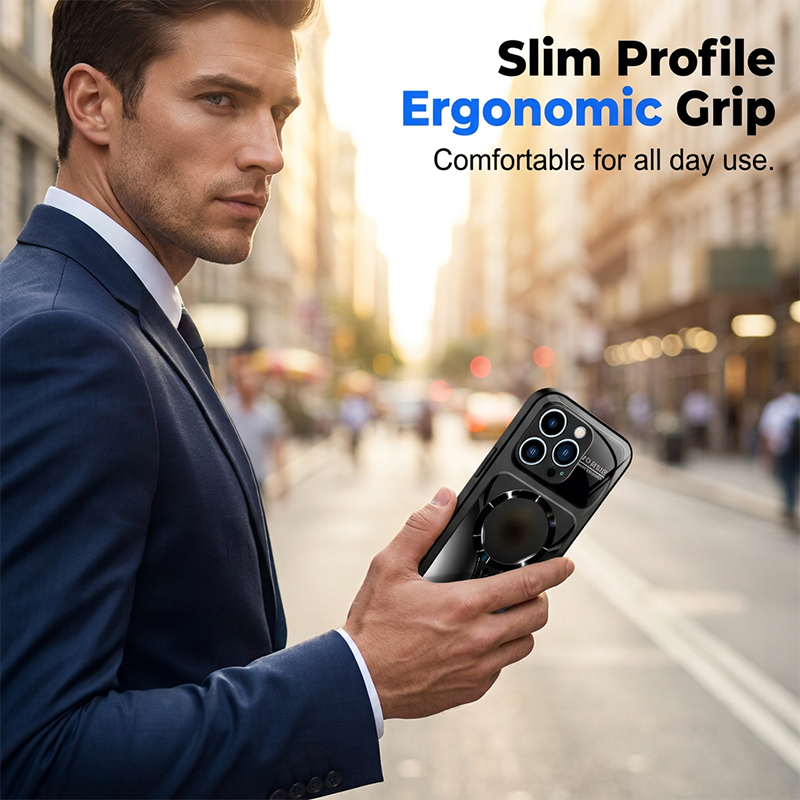 📱 LIMITED-TIME 50% OFF! ✨ Magnetic Tempered Glass Phone Case – Shockproof, MagSafe Compatible ✨