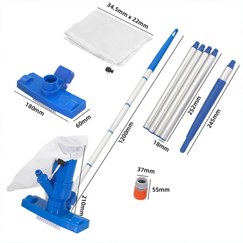 Pool-Reinigungs-Bodensauger-Set