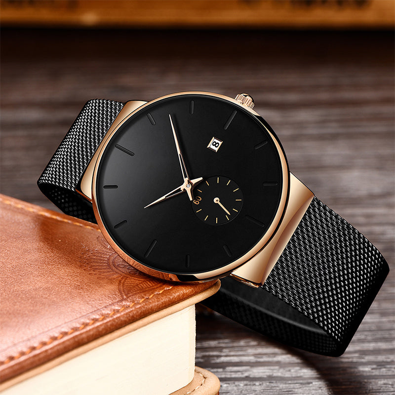 ⏳Limited-time 50% off⏰Men's Minimalist Waterproof Quartz Watch⌚