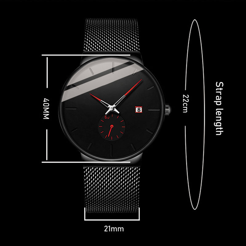 ⏳Limited-time 50% off⏰Men's Minimalist Waterproof Quartz Watch⌚