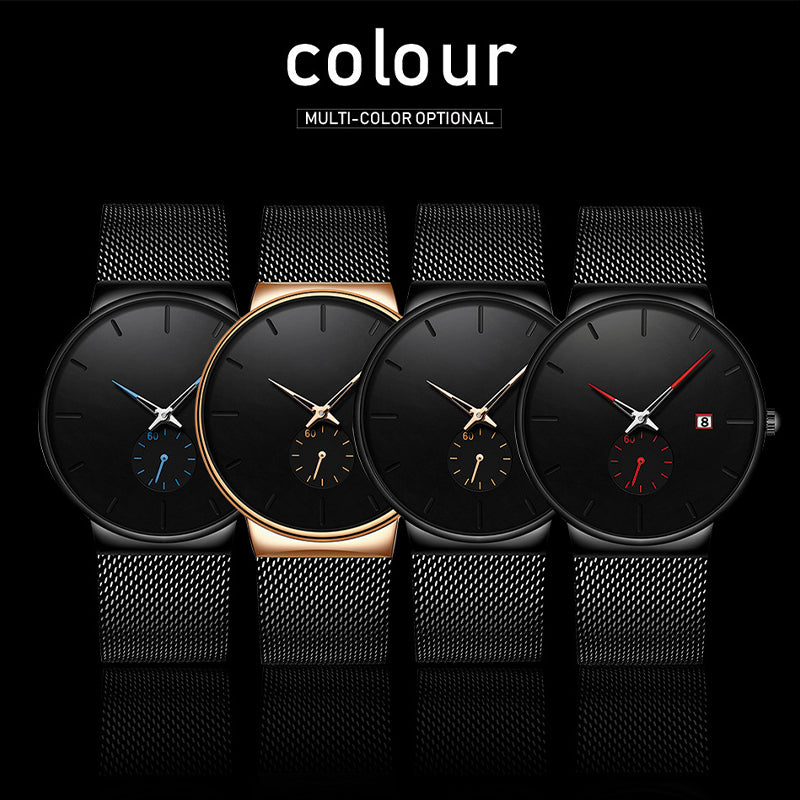 ⏳Limited-time 50% off⏰Men's Minimalist Waterproof Quartz Watch⌚
