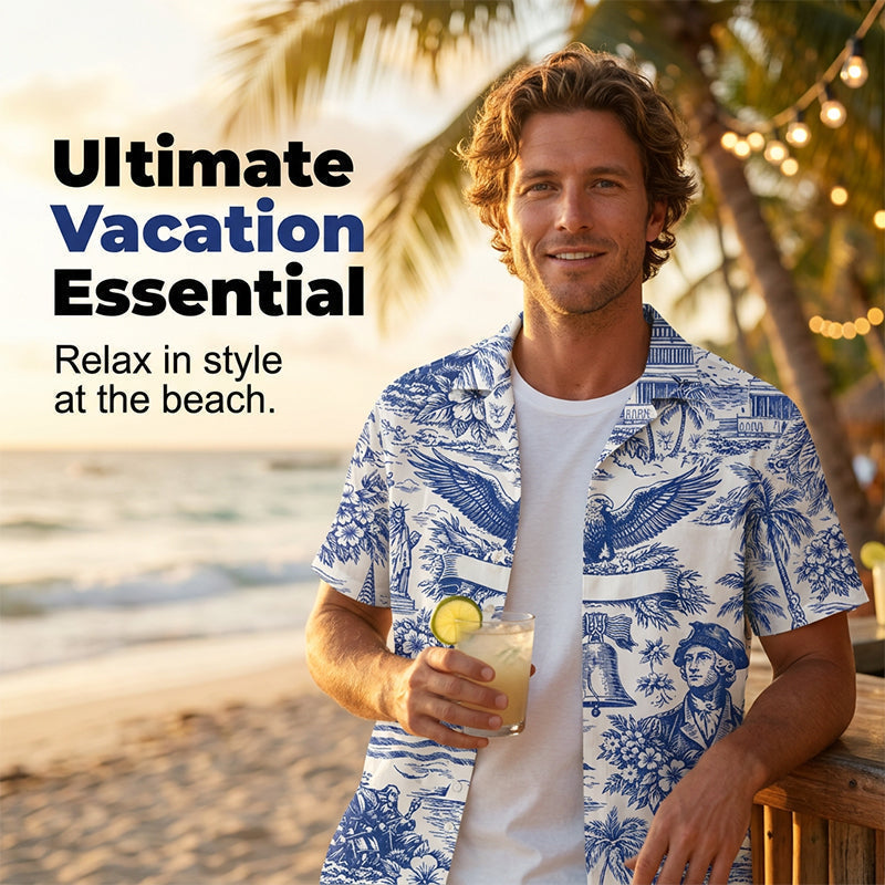 🏖️ LIMITED-TIME 50% OFF! ✨ 250th Anniversary Hawaiian Shirt – Patriotic, Soft, Breathable ✨