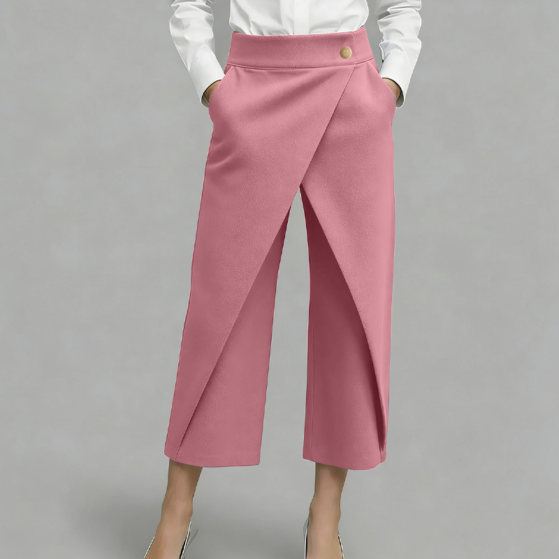 ⏳Limited-time 50% off⏰Women's Patchwork Cropped Casual Trousers👖